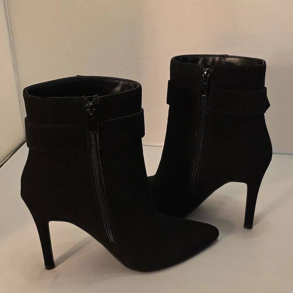 Brand New Soda Pointed Toe With Crystal Buckle Bootie — image 6 of 8